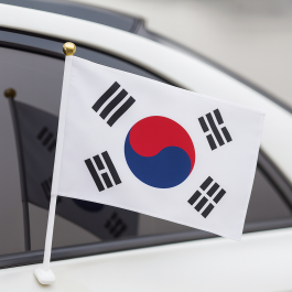 차량용 태극기 + 깃대 (포함)